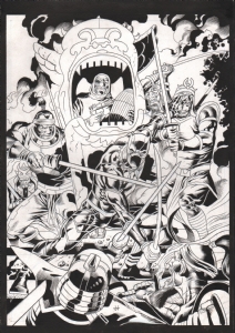 Homage to Black Panther #6 cover (original by Jack Kirby) : Jack Jadson Comic Art