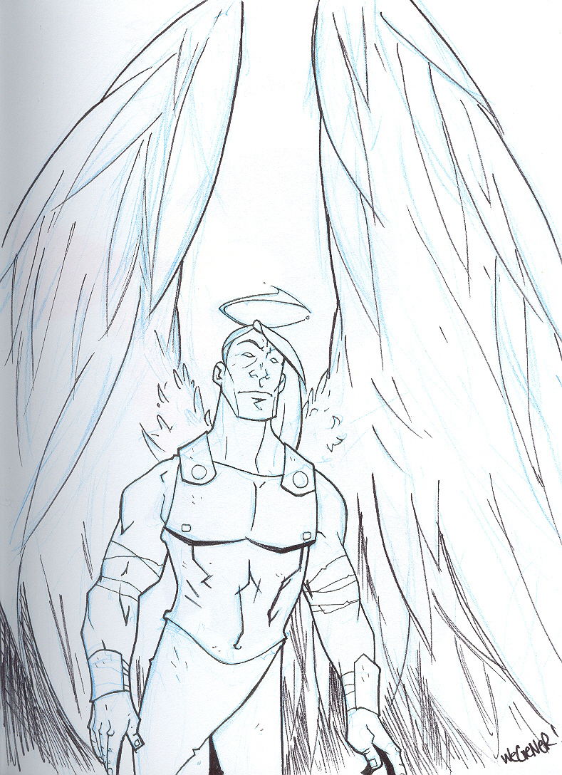 Angel - Scott Wegener, in Bob Noberini's Other Pros Comic Art Gallery Room