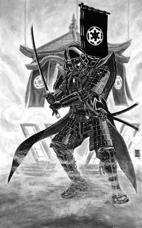 star wars samurai darth vader