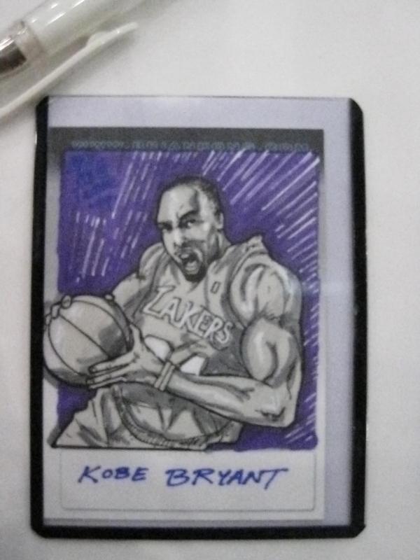 Kobe Bryant Drawing - Ballpoint Pen