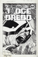 Brian Bolland - Judge Dredd #22 Cover (Eagle, 1985) Comic Art