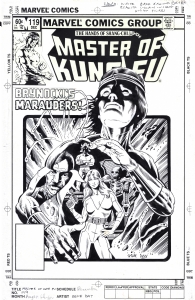Gene Day - Master of Kung Fu #119 Cover (Marvel, 1982) Comic Art