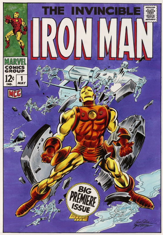 Gene Colan - Iron Man #1 Color Scan, in Dave Gutierrez's My Hand ...