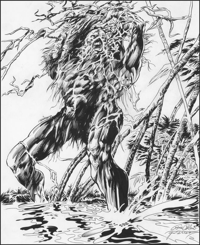 Gene Colan - Swamp Thing Inks, in Dave Gutierrez's My Inking ...