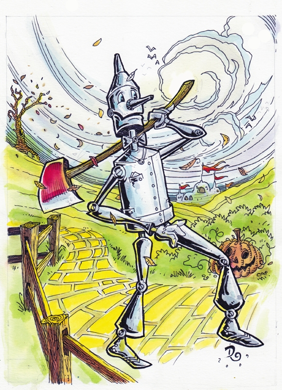 Tin Man - Wizard of Oz Comic Art