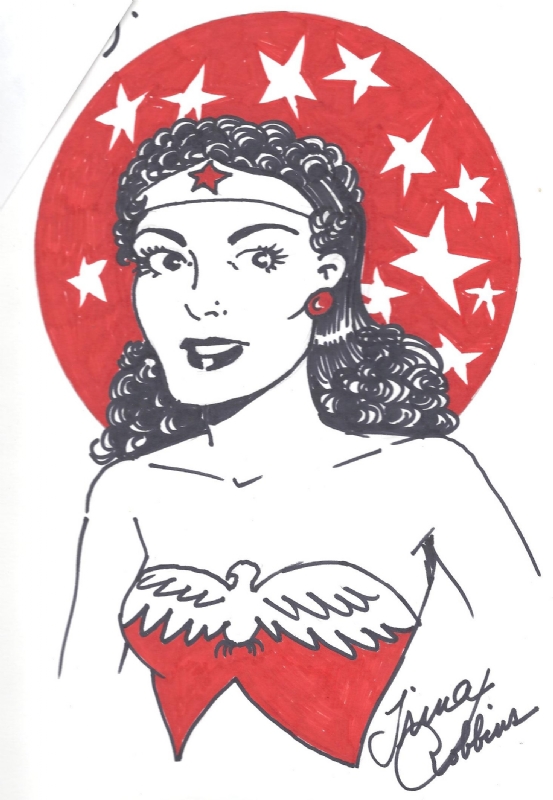 Wonder Woman by Trina Robbins, in levi jacob's Sketches Comic Art ...