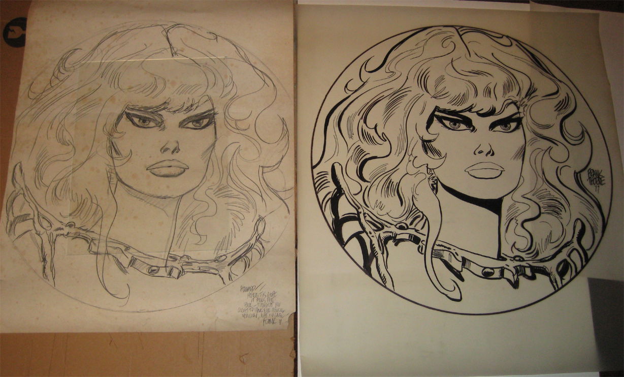 Red Sonja pencil and ink portraits, in kelly b's odds and ends Comic ...