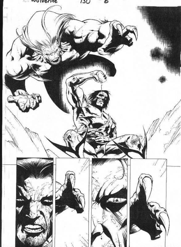 Wolverine 130 pg 6 SPLASH by Leinil Yu, in Bill Richardson's LEINIL YU ...