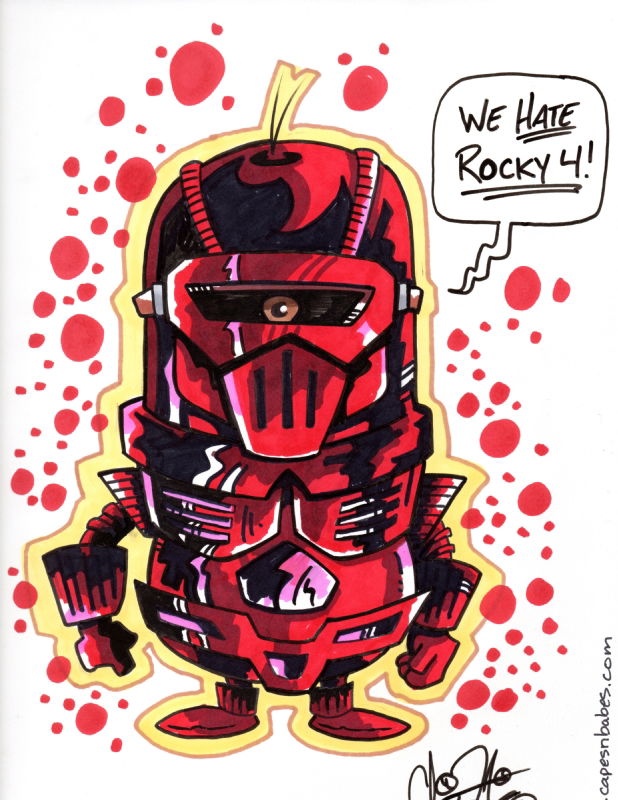 Minion Crimson Dynamo, in James Rowe's Minion Avengers Comic Art ...