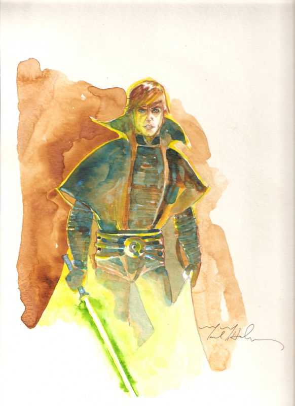 Dark Luke SkyWalker, in Colin McDonald's Star Wars - Other Comic Art ...