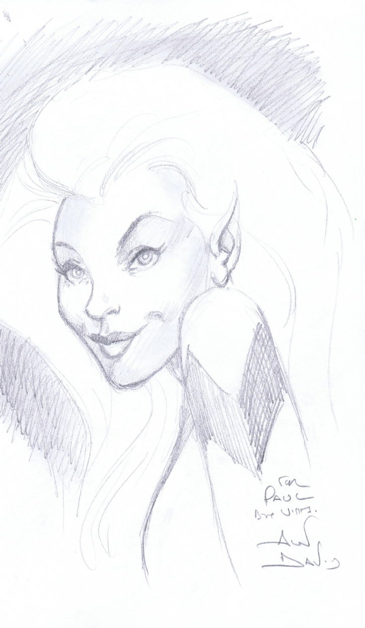 Meggan Excalibur By Alan Davis., In Paul Greer's Alan Davis Comic Art 