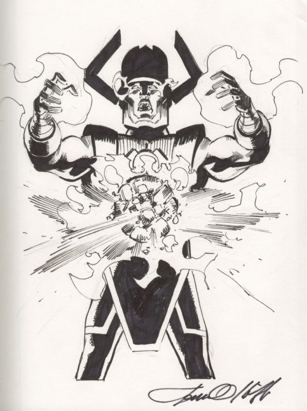 Galactus by Pat Olliffe., in Paul Greer's Pat Olliffe Comic Art Gallery ...