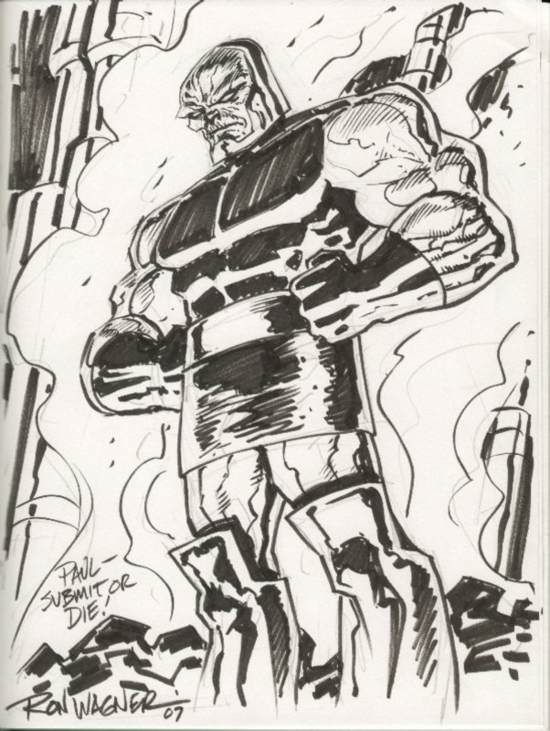 Darkseid by Ron Wagner., in Paul Greer's Convention Sketches and ...