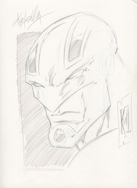 Captain Britain by Ken Lashley., in Paul Greer's Convention Sketches ...