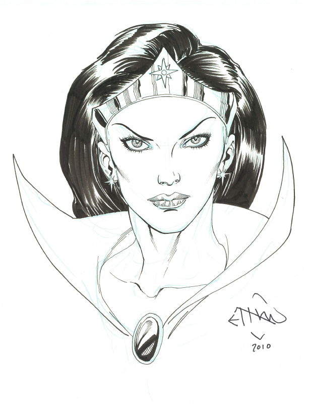 Ethan Van Sciver Star Sapphire, in John Burk's Original Art Comic Art ...