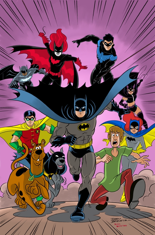 Batman & Scooby Doo Mysteries #12 Cover Colored, in John Burk's Comic ...