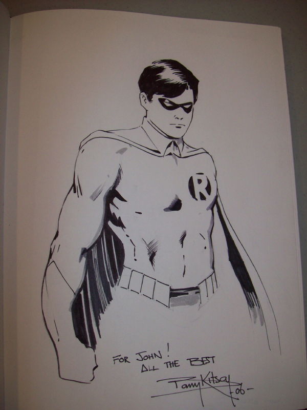 Barry Kitson Robin, In John Burk's Sketch Book Comic Art Gallery Room