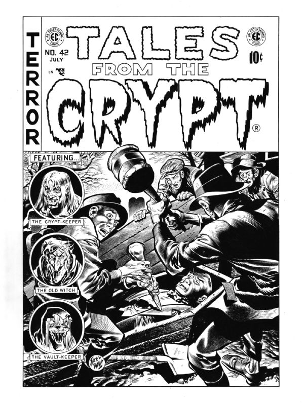 Tales From The Crypt #42 Cover Recreation, In Chris Kohler's Cover 