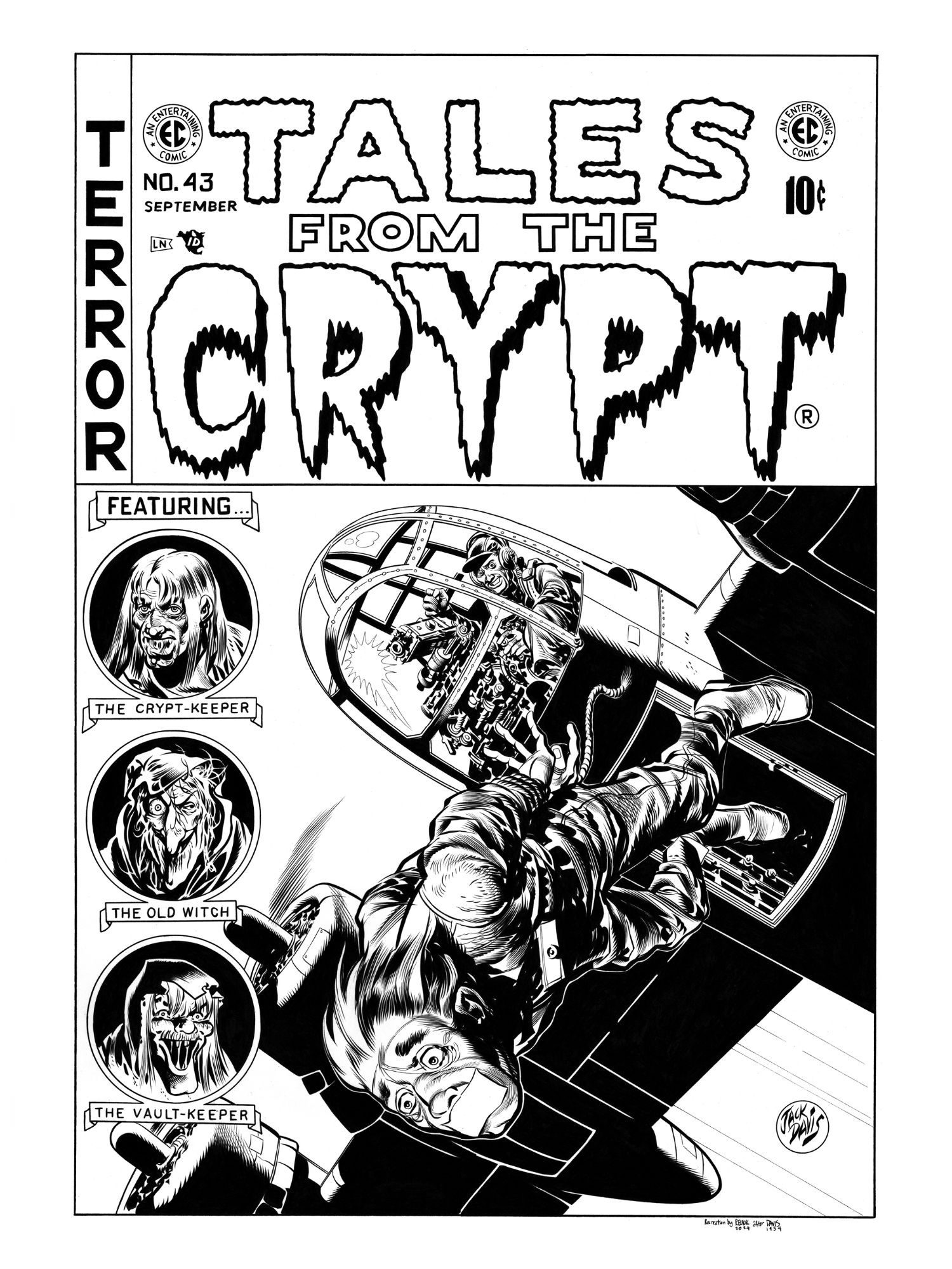 Tales from the Crypt 43 cover recreation, in Chris Kohler's Cover