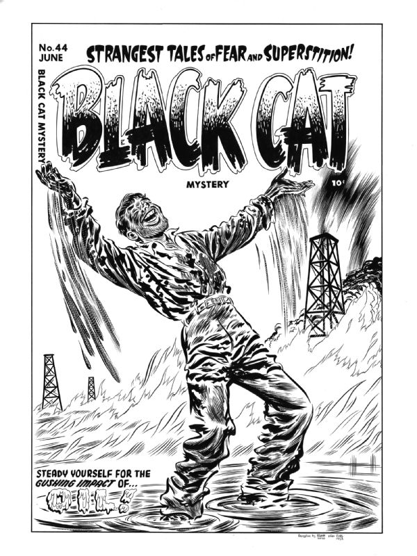 Black Cat Mystery #44 Cover recreation, in Chris Kohler's Cover ...