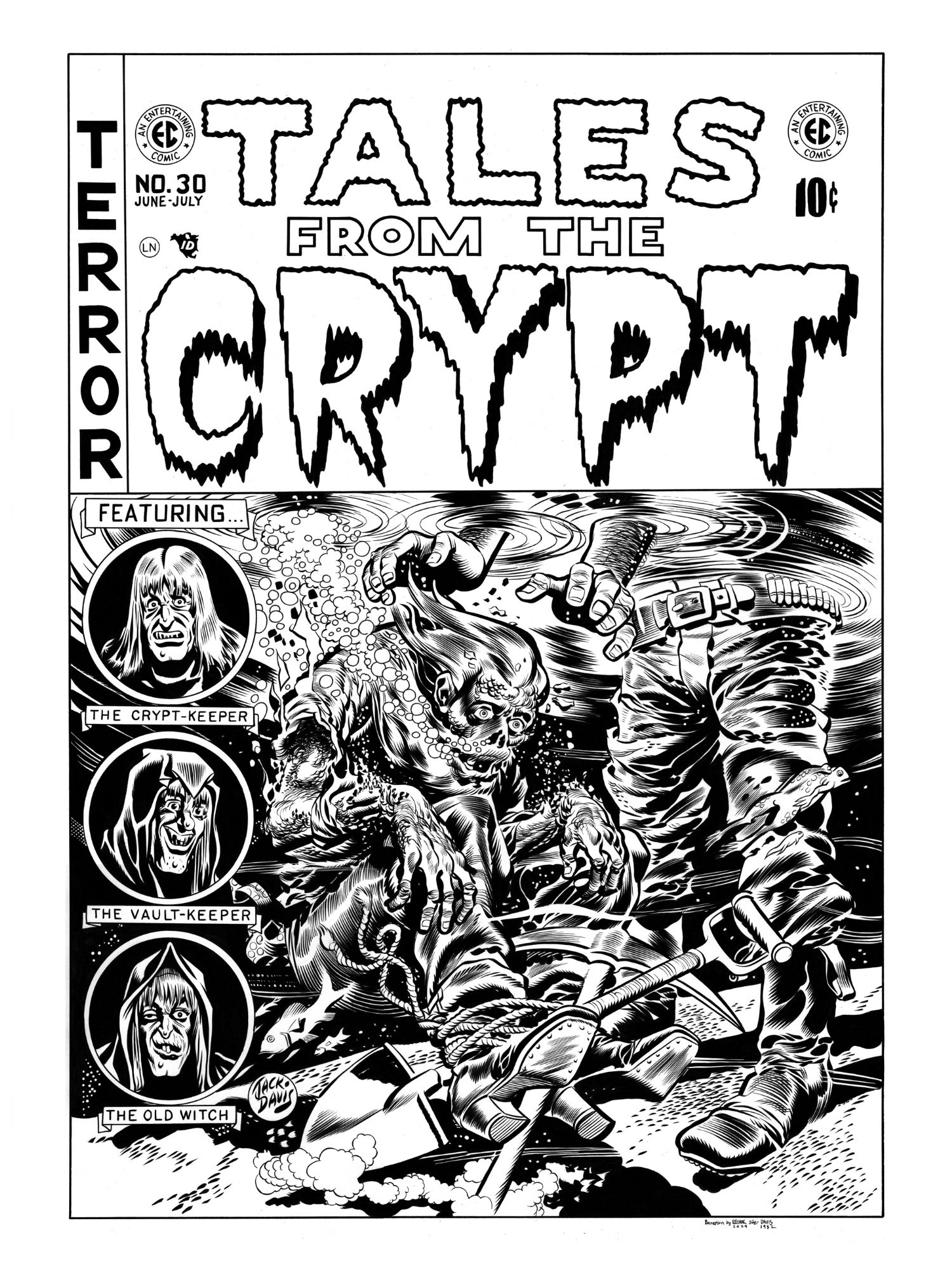 Tales from the Crypt #30 cover recreation, in Chris Kohler's Cover ...