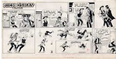 Rick O'Shay, 1/3/1964 Comic Art