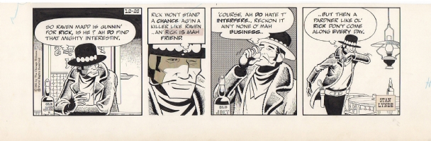 Rick O'Shay, 12/28/1965 Comic Art