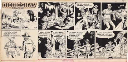 Rick O'Shay, 6/1/1969 Comic Art