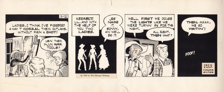 Rick O'Shay, 5/12/1964 Comic Art