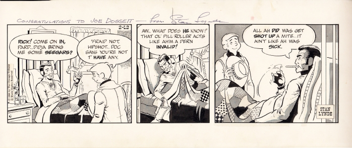 Rick O'Shay, 2/12/1966 Comic Art