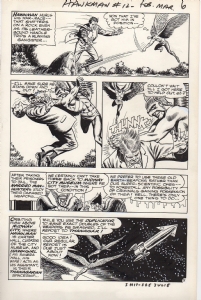Hawkman #12, page 5 Comic Art