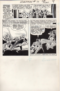 Hawkman #12, page 8 Comic Art