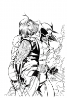 Inked by Patrick Brower Comic Art