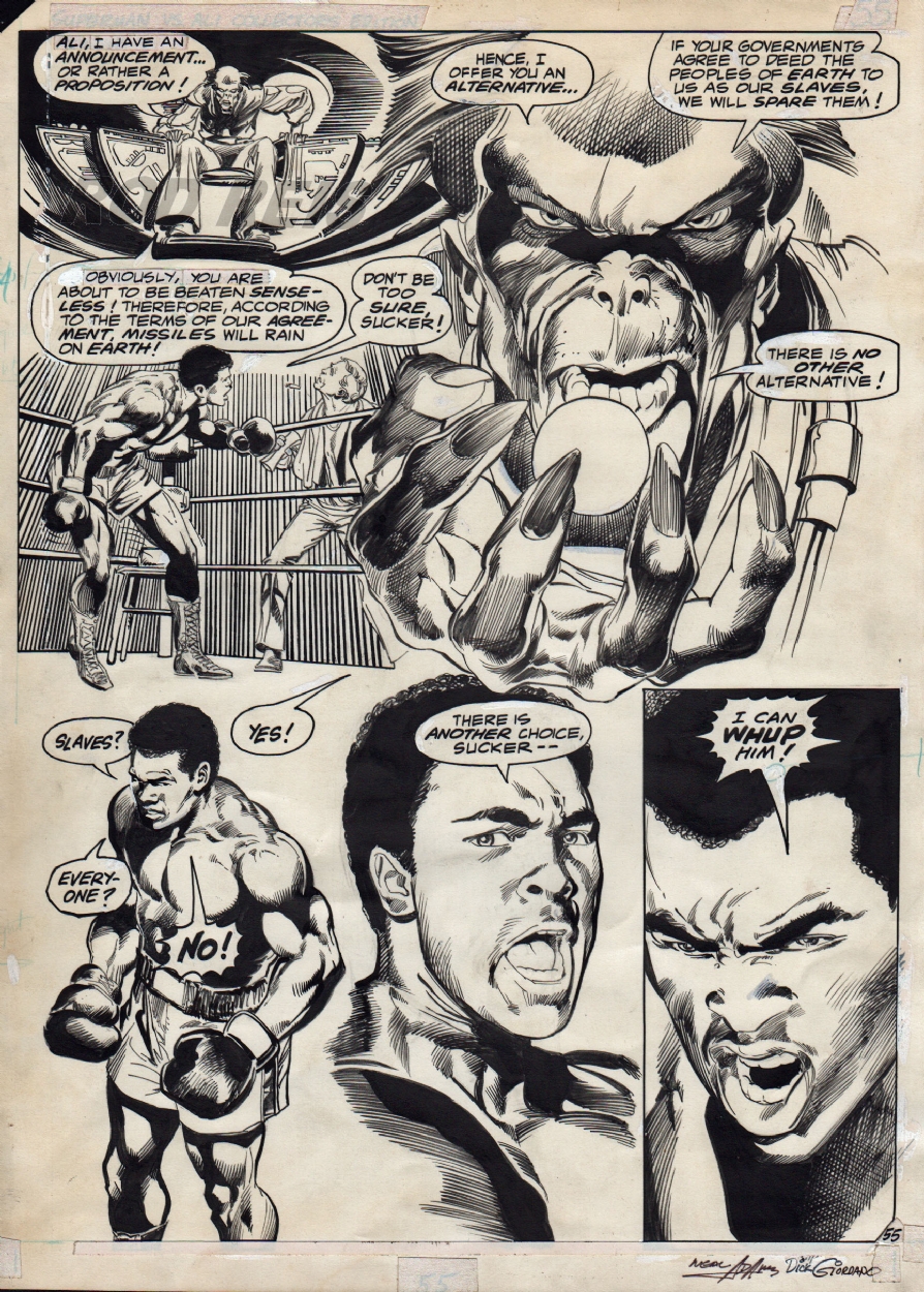 Superman vs. Muhammad Ali, page 55 Comic Art