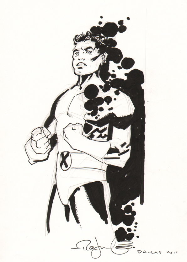 Sunspot by Rick Leonardi, in Edd Walker's New Mutants Comic Art Gallery ...