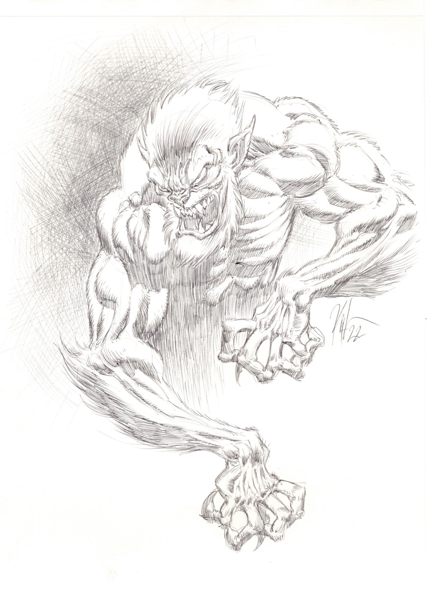 Werewolf By Night by Kyle Hotz, in Edd Walker's Marvel Heroes Comic Art ...