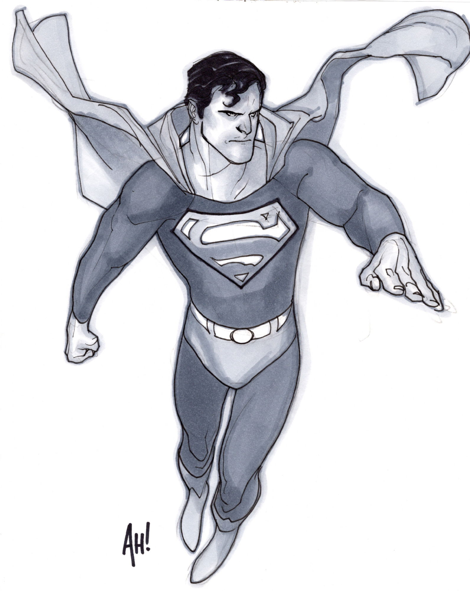 Superman by Adam Hughes, in Brian Keohan's Justice League of America ...