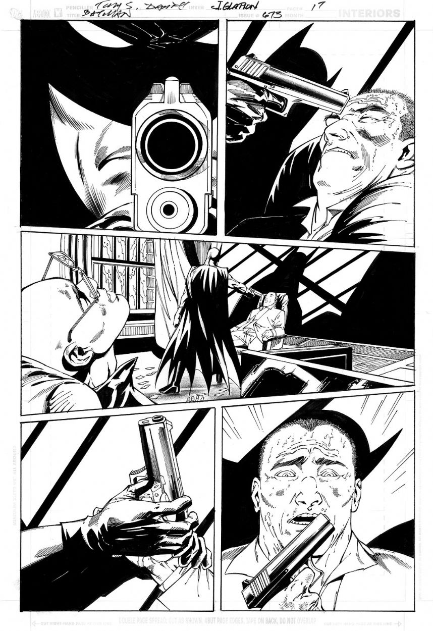 Batman #673 pg 17 - by Jonathan Glapion (Tony S. Daniel), in MyFavorite  ComicArt's C to H comic page - Gallery Comic Art Gallery Room
