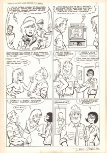 Teenage Mutant Ninja Turtles Adventures #2 pg 27 (TMNT) 1989, Comic Art