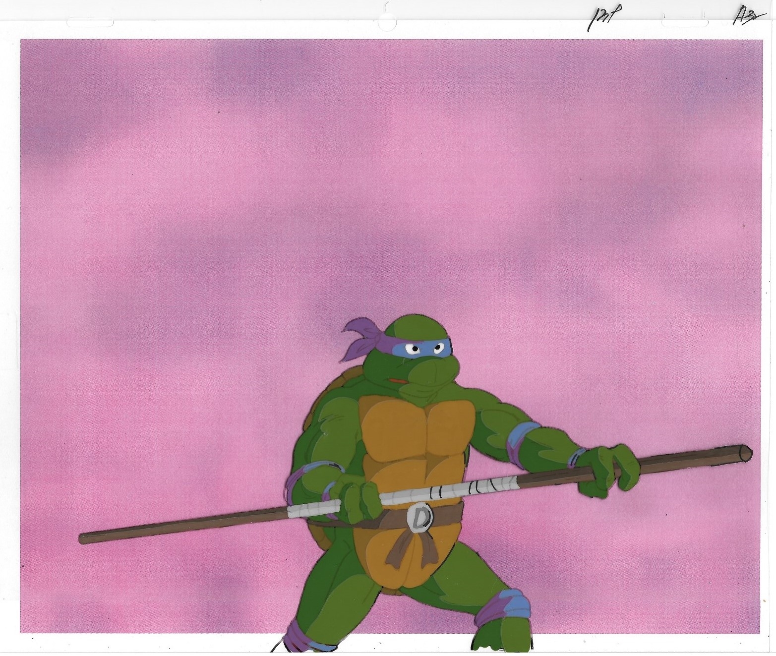 Teenage Mutant Ninja Turtles Cartoon Animation Cel Season 1, Pilot Episode 1  (TMNT) 1987, in Oroku Saki's A Selection from my Sewer... Comic Art Gallery  Room