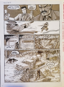1988 Ninja Turtles Issue #14, Page 27 Eastman TMNT Art , Comic Art