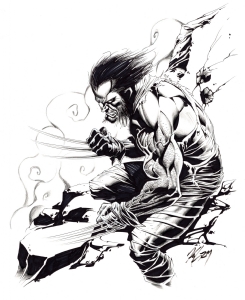 Wolverine by Kyle Hotz, Comic Art