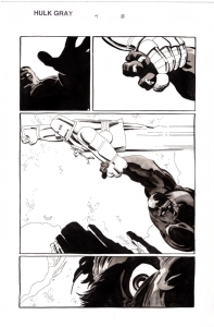 Hulk Gray Issue 4 Page 8 Iron Man, Comic Art