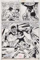Power Man 24 page 16 Luke Cage & Black Goliath, Comic Art