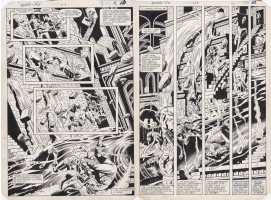 Master of Kung-Fu 117 page 9 & 10 Shang-Chi vs Death Dealer 1982 Comic Art
