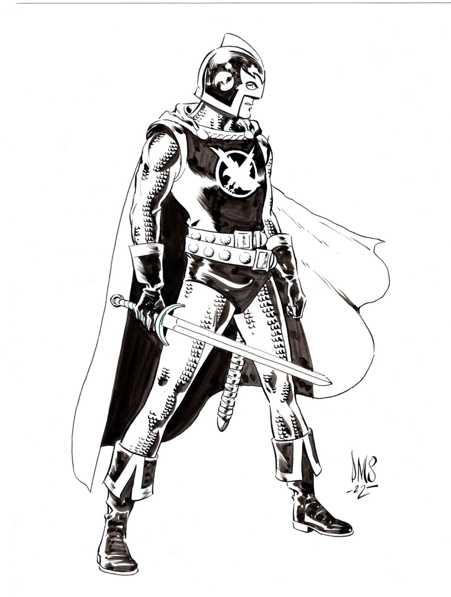 Black Knight by Paul Smith, in Steve Day Vich's Pinups & Sketches Comic ...