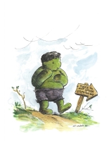 Pooh Hulk by Charles Paul Wilson III Comic Art