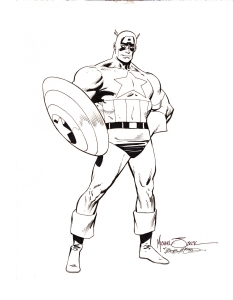 Captain America by Mike Zeck - 2024 OAX pick-up , Comic Art
