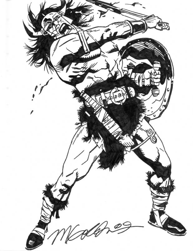 Conan by Michael Golden, in Billy Caudill's Even more new stuff! Comic ...