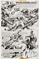 All-Out War #2, page 1 - Gunner, Sarge and Pooch! (1979) Comic Art